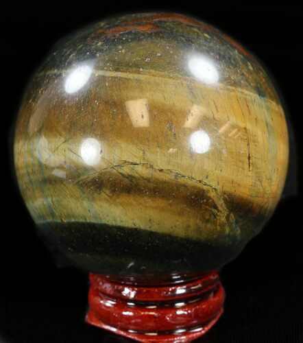 Top Quality Polished Tiger's Eye Sphere #37687